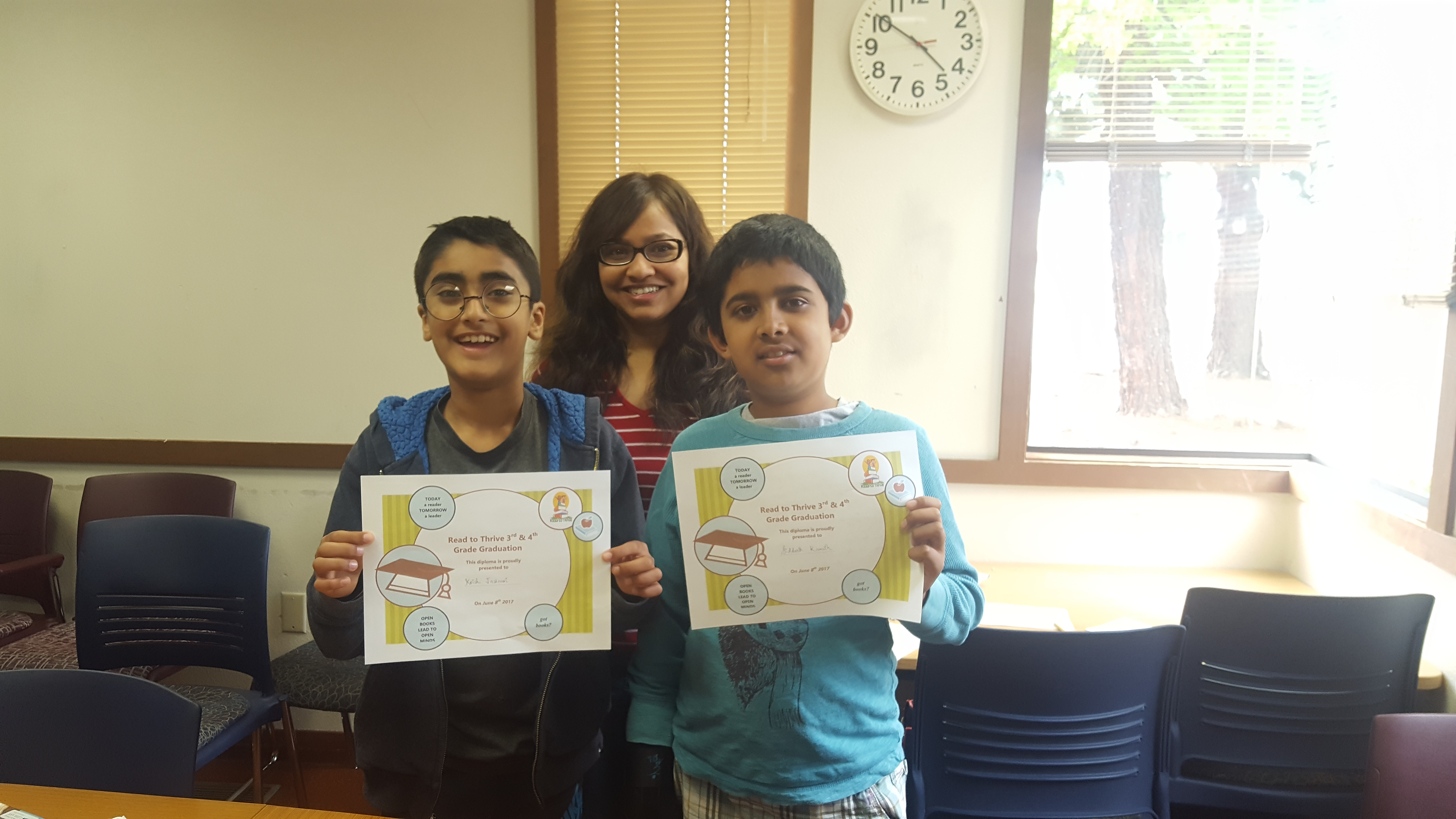 Read to Thrive graduation ceremony